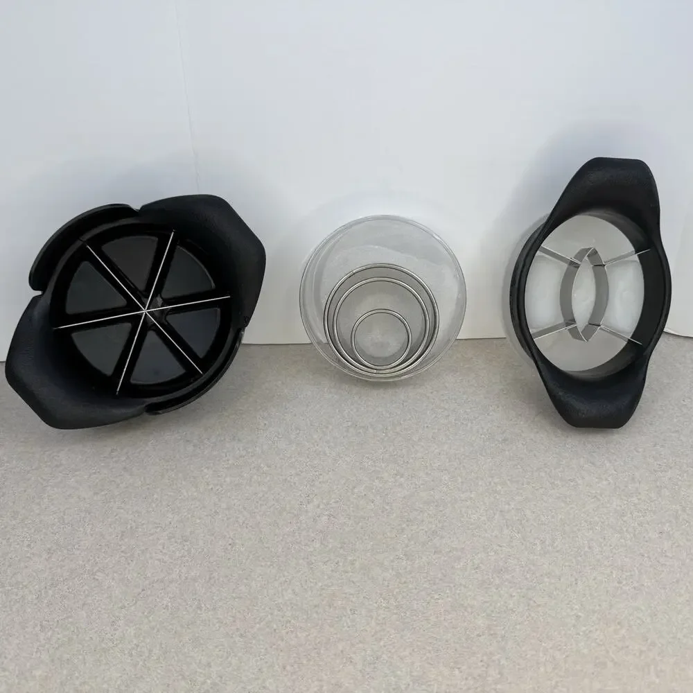 Pampered Chef Lot of 3 Veggie Wedger Mango Wedger Biscuit Cutting Set‎ Retired